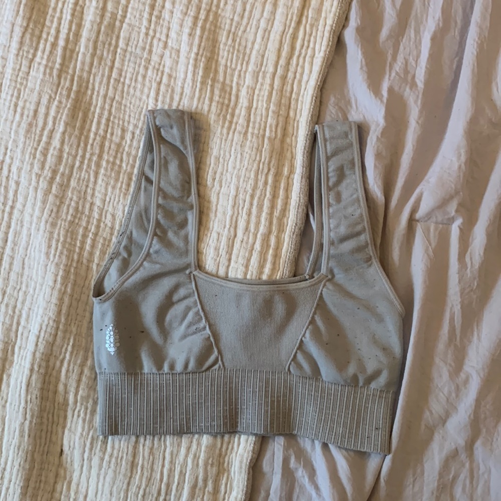 Free people good karma square neck bra top